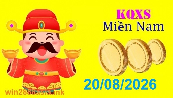 Soi cầu XSMN 20-08-2026 Win2888 Dự đoán Lô Đề Miền Nam thứ 5