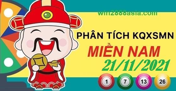 Soi cầu XSMN 21-11-2021 Win2888 Dự đoán Dàn Đề Miền Nam Chủ Nhật