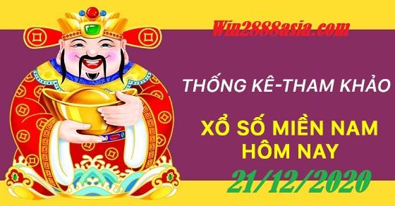 Soi cầu XSMN 21-12-2020 Win2888 Dự đoán Xổ Số Miền Nam thứ 2