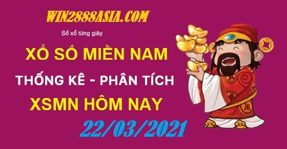 Soi cầu XSMN 22-3-2021 Win2888 Dự đoán Lô Đề Miền Nam thứ 2