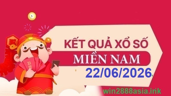 Soi cầu XSMN Win2888 22-06-2026 Chốt số cầu lô miền nam thứ 2