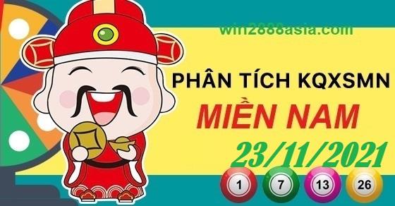 Soi cầu XSMN 23-11-2021 Win2888 Dự đoán Xổ Số Miền Nam thứ 3
