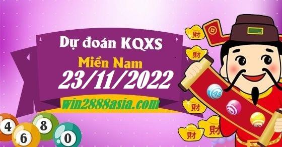 Soi cầu XSMN Win2888 23-11-2022 Chốt số Dàn Đề Miền Nam thứ 4