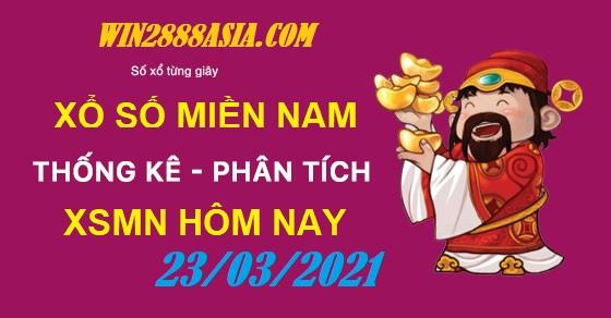 Soi cầu XSMN 23-3-2021 Win2888 Chốt số Xổ Số Miền Nam thứ 3
