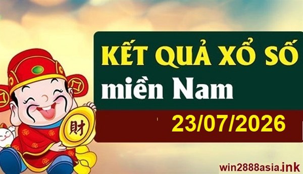 Soi cầu XSMN 23-07-2026 Win2888 Dự đoán Lô Đề Miền Nam thứ 5