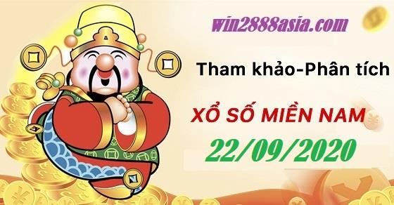 Soi cầu XSMN 23-9-2020 Win2888 Dự đoán Lô Đề Miền Nam thứ 4