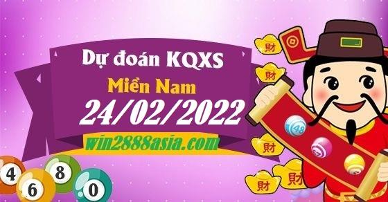 Soi cầu XSMN 24-2-2022 Win2888 Chốt số Dàn Đề Miền Nam thứ 5