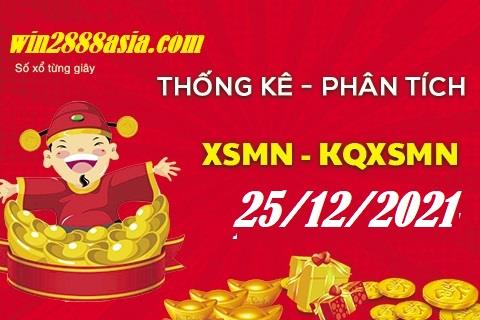 Soi cầu XSMN 25-12-2021 Win2888 Dự đoán Dàn Đề Miền Nam thứ 7