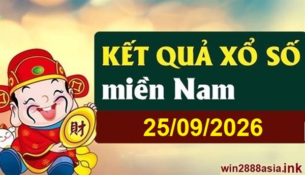 Soi cầu XSMN 25-09-2026 Win2888 Dự đoán cầu lô miền nam thứ 6