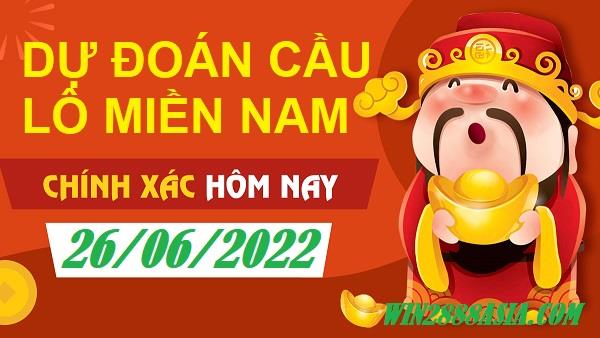 Soi cầu XSMN Win2888 26-06-2022 Dự đoán kqxsmn vip chủ nhật