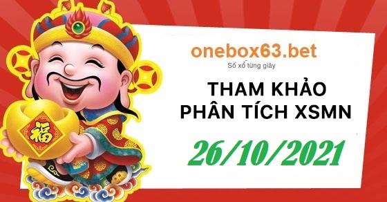 Soi cầu XSMN 26-10-2021 Win2888 Chốt số Dàn Đề Miền Nam thứ 3