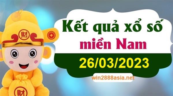 Soi cầu XSMN Win2888 26-03-2023 Dự đoán kqxsmn vip chủ nhật