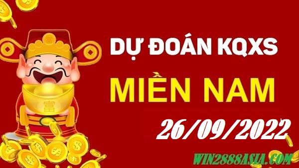 Soi cầu XSMN 26-09-2022 Win2888 Dự đoán Cầu Lô miền nam thứ 2