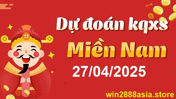 Soi cầu XSMN Win2888 27-04-2025 Dự đoán kqxsmn vip chủ nhật