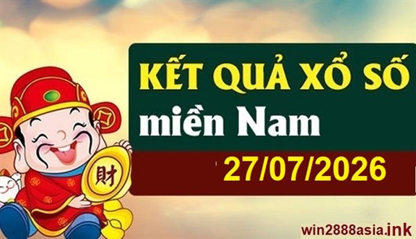 Soi cầu XSMN Win2888 27-07-2026 Dự đoán xổ số miền nam thứ 2