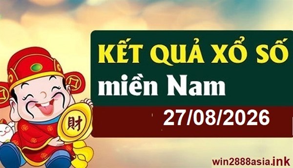 Soi cầu XSMN Win2888 27-08-2026 Dự đoán cầu lô miền nam thứ 5