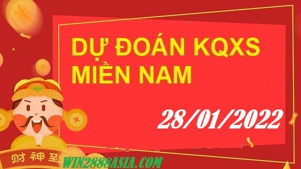 Soi cầu XSMN 28-1-2022 Win2888 Dự đoán Xổ Số Miền Nam thứ 6