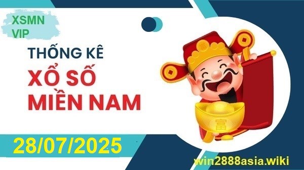 Soi cầu XSMN Win2888 28-07-2025 Dự đoán xổ số miền nam thứ 2