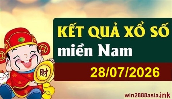 Soi cầu XSMN 28-07-2026 Win2888 Dự đoán xổ số miền nam thứ 3