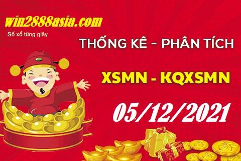 Soi cầu XSMN 5-12-2021 Win2888 Chốt số Dàn Đề Miền Nam chủ nhật