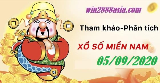 Soi cầu XSMN 5-9-2020 Win2888 Chốt số Xổ Số Miền Nam thứ 7