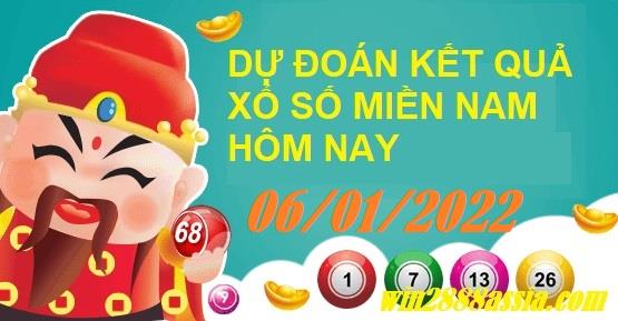 Soi cầu XSMN 6-1-2022 Win2888 Dự đoán Dàn Đề Miền Nam thứ 5