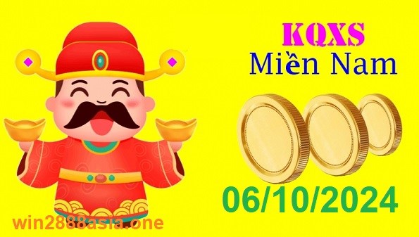 Soi cầu XSMN Win2888 06-10-2024 Chốt số xổ số miền nam chủ nhật