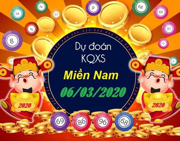 Soi cầu XSMN 6-3-2020 Win2888 Chốt số Dàn Đề VIP Miền Nam thứ 6