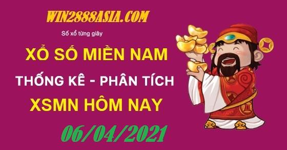 Soi cầu XSMN 6-4-2021 Win2888 Chốt số Cầu Lô Miền Nam thứ 3