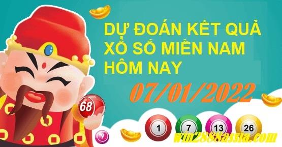 Soi cầu XSMN 7-1-2022 Win2888 Dự đoán Dàn Đề Miền Nam thứ 6