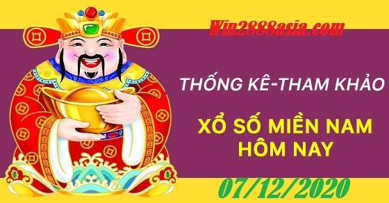 Soi cầu XSMN 7-12-2020 Win2888 Dự đoán Cầu Đề Miền Nam thứ 2