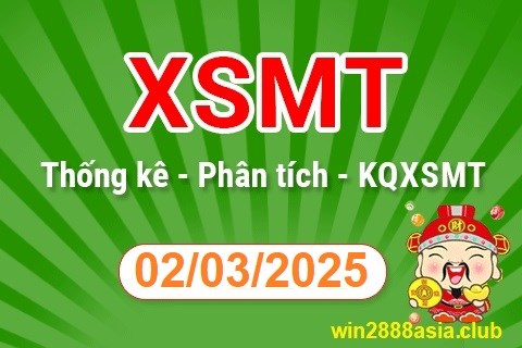 Soi cầu XSMT  02-03-2025 Win2888 Dự đoán Cầu Lô Miền Trung chủ nhật