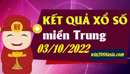 Soi cầu XSMT 03-10-2022 Win2888 Dự đoán xổ số miền trung VIP thứ 2
