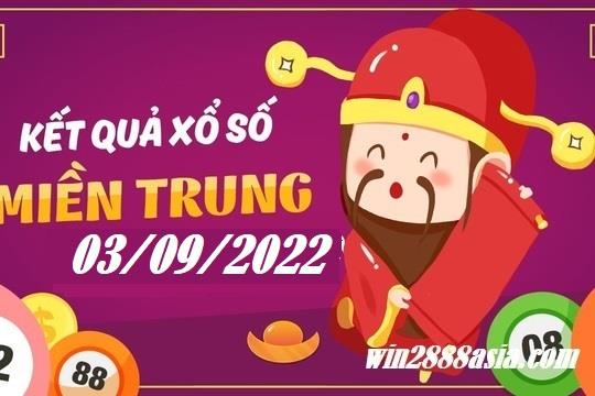 Soi cầu XSMT 03-09-2022 Win2888 Dự đoán Dàn Đề Miền Trung thứ 7