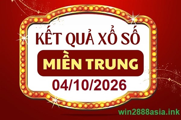 Soi cầu XSMT 04-10-2026 Win2888 Dự đoán cầu lô miền trung chủ nhật