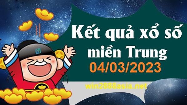 Soi cầu XSMT 04-03-2023 Win2888 Dự đoán xổ số miền trung thứ 7