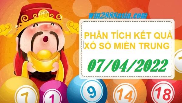 Soi cầu XSMT 07-04-2022 Win2888 Dự đoán Dàn Đề Miền Trung thứ 5