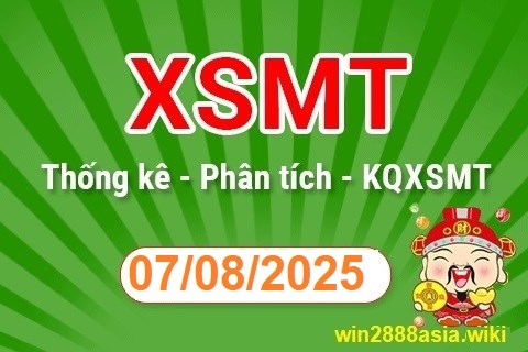 Soi cầu XSMT 07-08-2025 Win2888 Chốt số Dàn Đề Miền Trung thứ 5