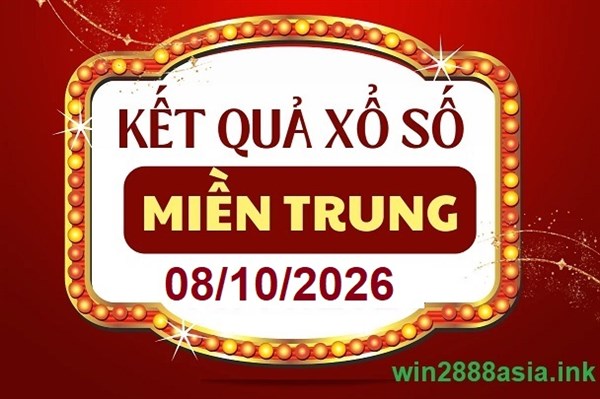Soi cầu XSMT  08-10-2026 Win2888 Chốt số Cầu Đề Miền Trung thứ 5