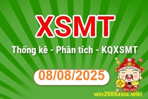 Soi cầu XSMT 08-08-2025 Win2888 Chốt số xổ số miền trung thứ 6