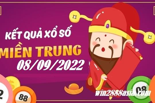 Soi cầu XSMT 08-09-2022 Win2888 Dự đoán Dàn Đề Miền Trung thứ 5
