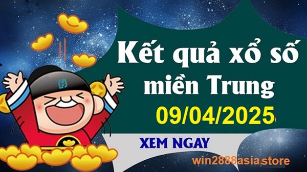 Soi cầu XSMT 09-04-2025 Win2888 Chốt số xổ số miền trung thứ 4