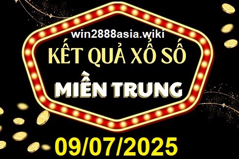 Soi cầu XSMT 09-07-2025 Win2888 Dự đoán Xổ Số Miền Trung VIP thứ 4