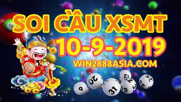 Soi cầu XSMT 10-9-2019 Win2888 Dự đoán xổ số miền trung VIP