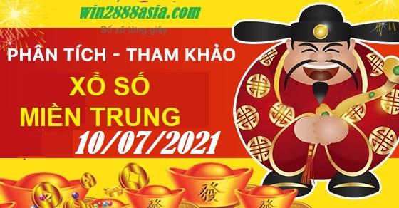 Soi cầu XSMT 11-7-2021 Win2888 Dự đoán Lô Đề Miền Trung chủ nhật
