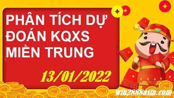 Soi cầu XSMT 13-1-2022 Win2888 Dự đoán Lô Đề Miền Trung thứ 5