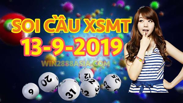 Soi cầu XSMT 13-9-2019 Win2888 Dự đoán xổ số miền Trung thứ 6 Chính xác