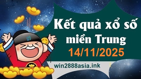 Soi cầu XSMT 14-11-2025 Win2888 Dự đoán xổ số miền trung thứ 6