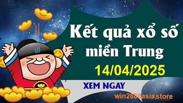 Soi cầu XSMT 14-04-2025 Win2888 Chốt số xổ số miền trung thứ 2