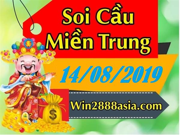 Soi cầu XSMT 14-8-2019 Win2888 Dự đoán xổ số miền trung Chính xác nhất